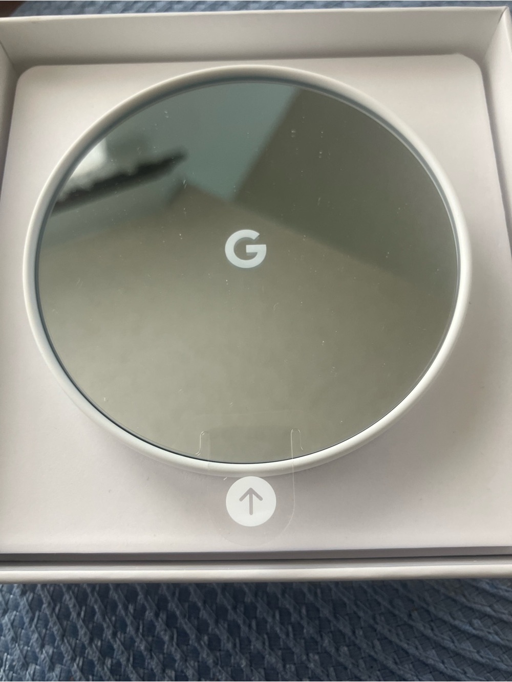 Google Nest Thermostat - Mirror Finish (White)